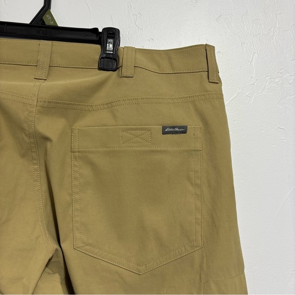 Eddie Bauer Men's Convertible Tech Pant 38x30 Neutral Khaki Outdoor Hiking - Picture 5 of 12